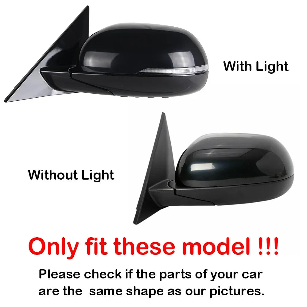 For Kia Soul 2019-2025 Car Sticker Rearview Side Mirror Cover Wing Cap Exterior Door Rear View Case Trim Carbon Fiber Look Black Quake