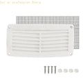 ABS Ventilation System Grille RVs Air Outlet Vent Cover For Boats And Trailers H8WE Quake Large white CN