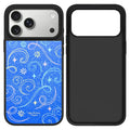 Dragonfly Star Pattern Mirror Surface Magnetic Phone Case Cover for IPhone 13 14 15 16 17 18 Pro Max Case Quake mirror (no magsafe) iPhone 16 Pro Max