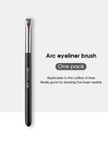 Eyeliner brush eyebrow brush do not eat powder easy overhand blade flat head brush circular arc brush eye repair makeup brush Quake Arc eyeliner brush