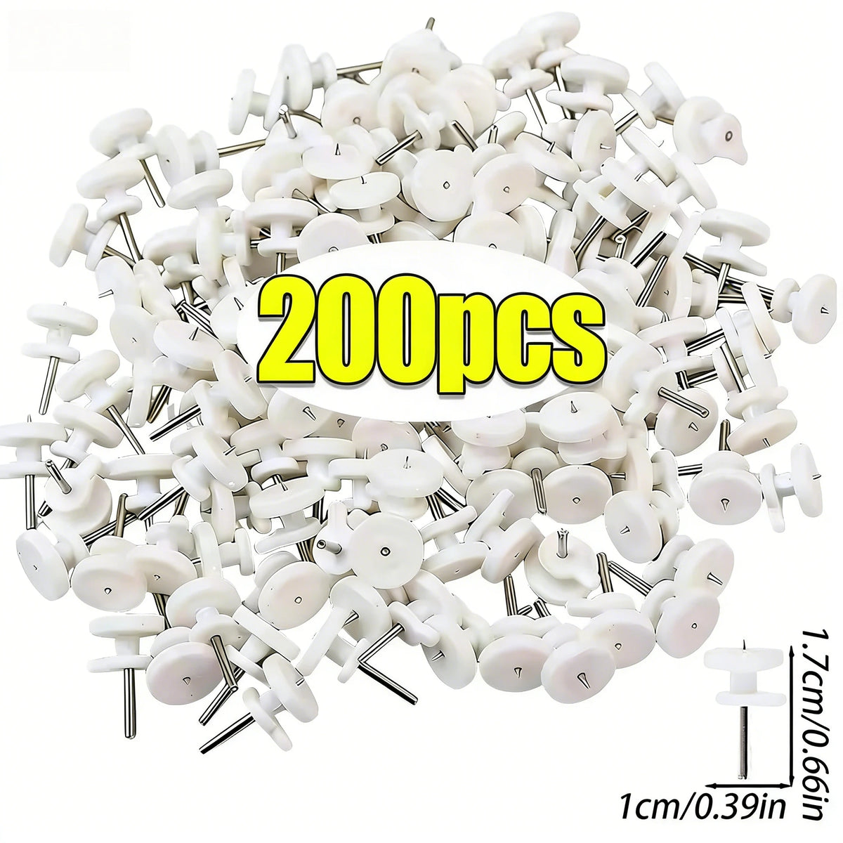 300/50PCS White Traceless Wall Nail Hooks Mini Invisible Nail Photo Clock Painting Picture Hangers Hooks Home Decor Accessories Quake 200PCS