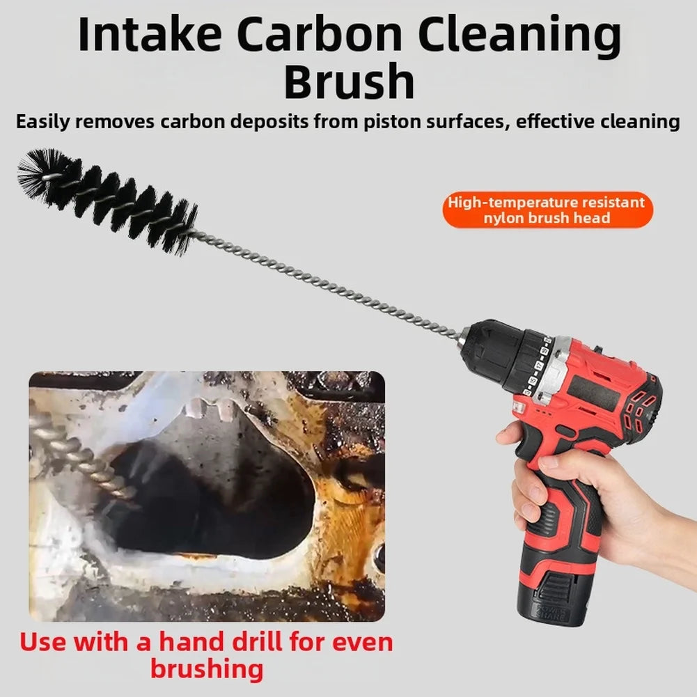 Power Drill Compatible Nylon Cleaning Brush for Car Engine Intake Valves Designed for Effective Carbon Deposit Removal Quake