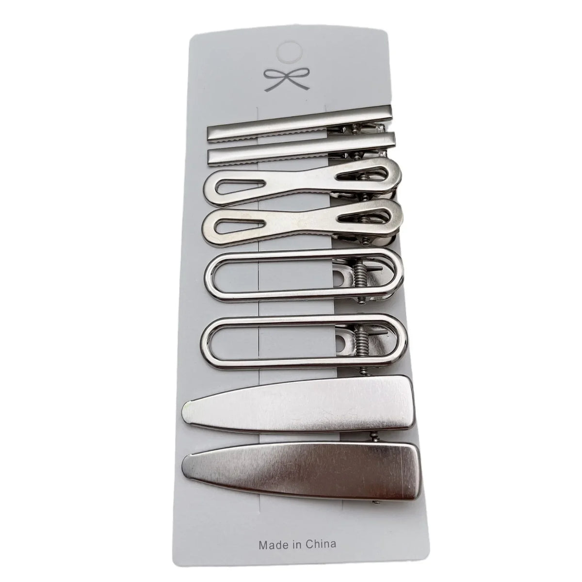 Sliver Metal Hair Clips Women Girls Y2K Duckbill Hairpin Personality Bangs Side Headwear Barrettes Hairclip Styling Accessories Quake