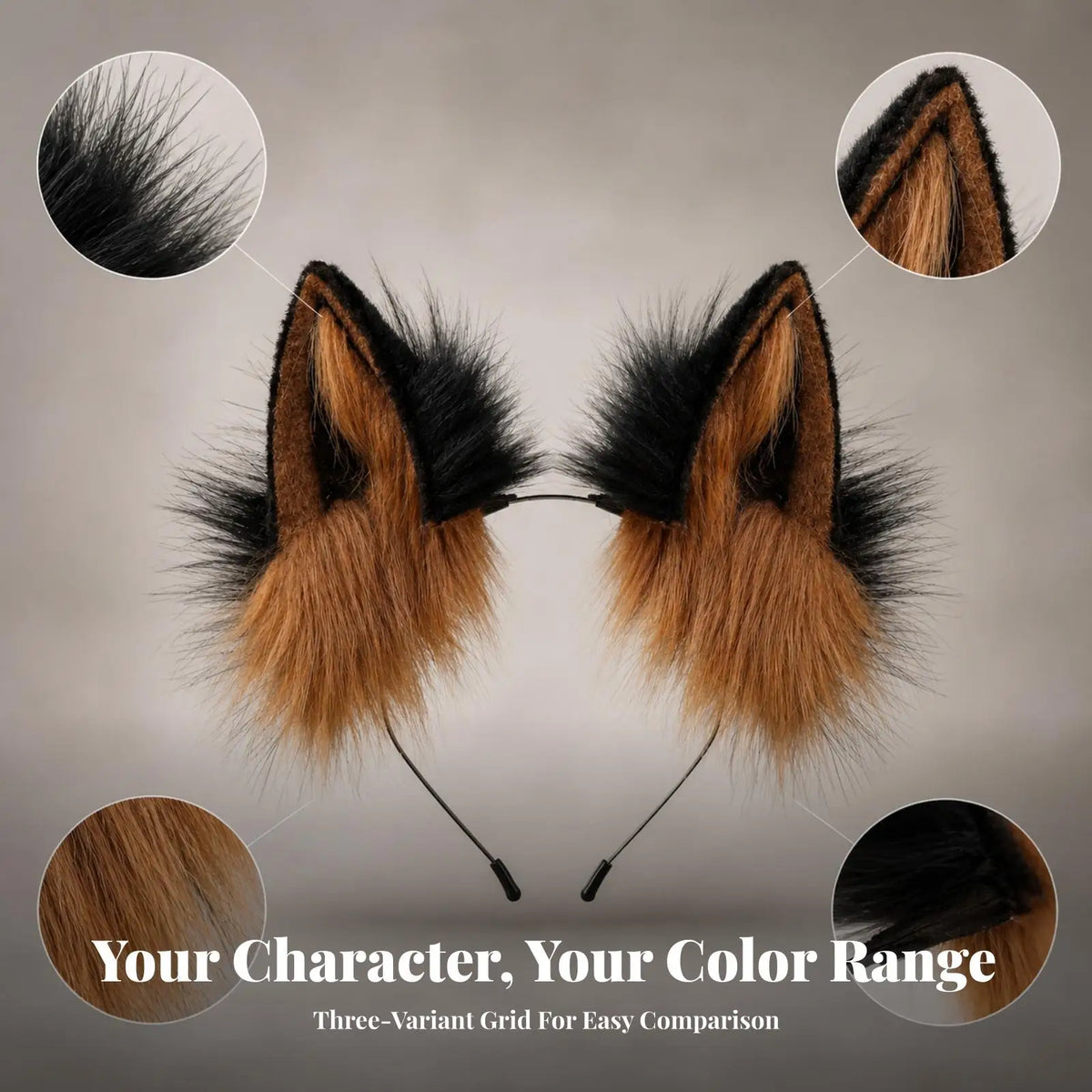 Lightweight Plush Cosplay Fur Ear Headpiece for Girls Boys Themed Outfits Costume Hairband for Everyday Wear Quake