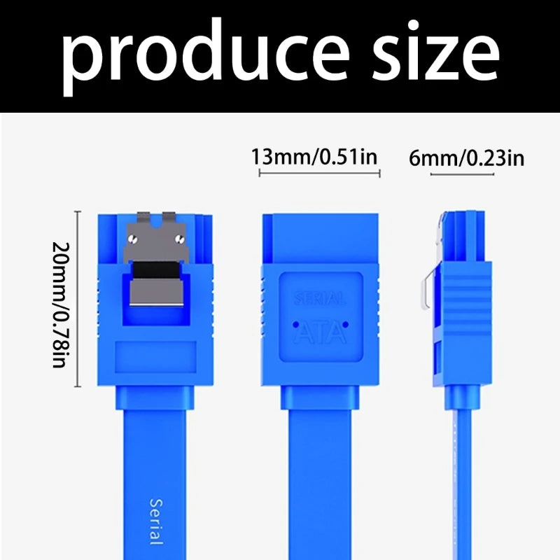 SATA3.0 Cable To Hard Disk Drive Adapter for Desktop Laptop 6Gbps Hard Drive Optically Drive Recorder Line Replacement K1KF Quake