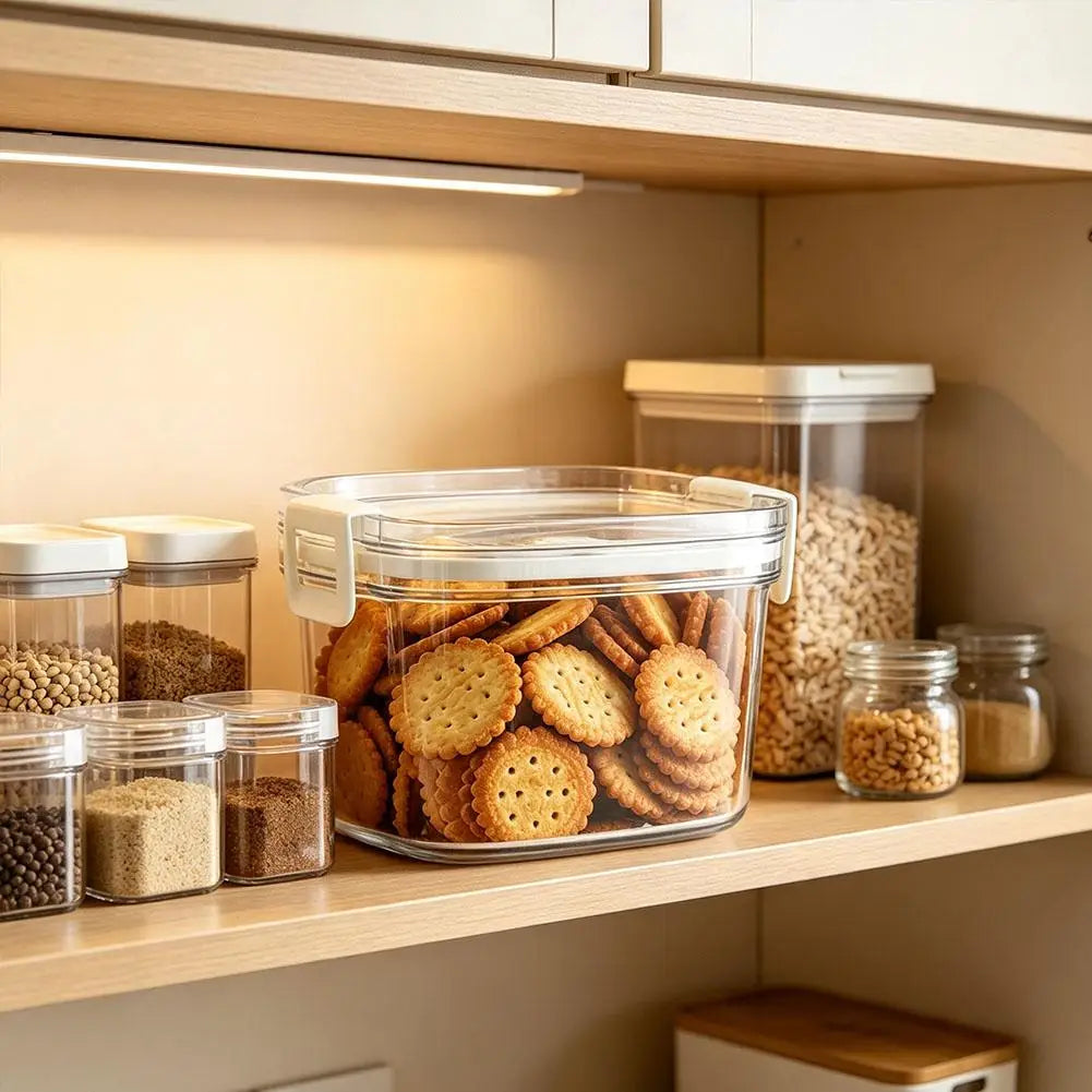 Electric Vacuum Food Storage Container One Touch Automatic Airtight Sealed Jar for Coffee Beans Tea Grains Nuts and Dry Food Quake