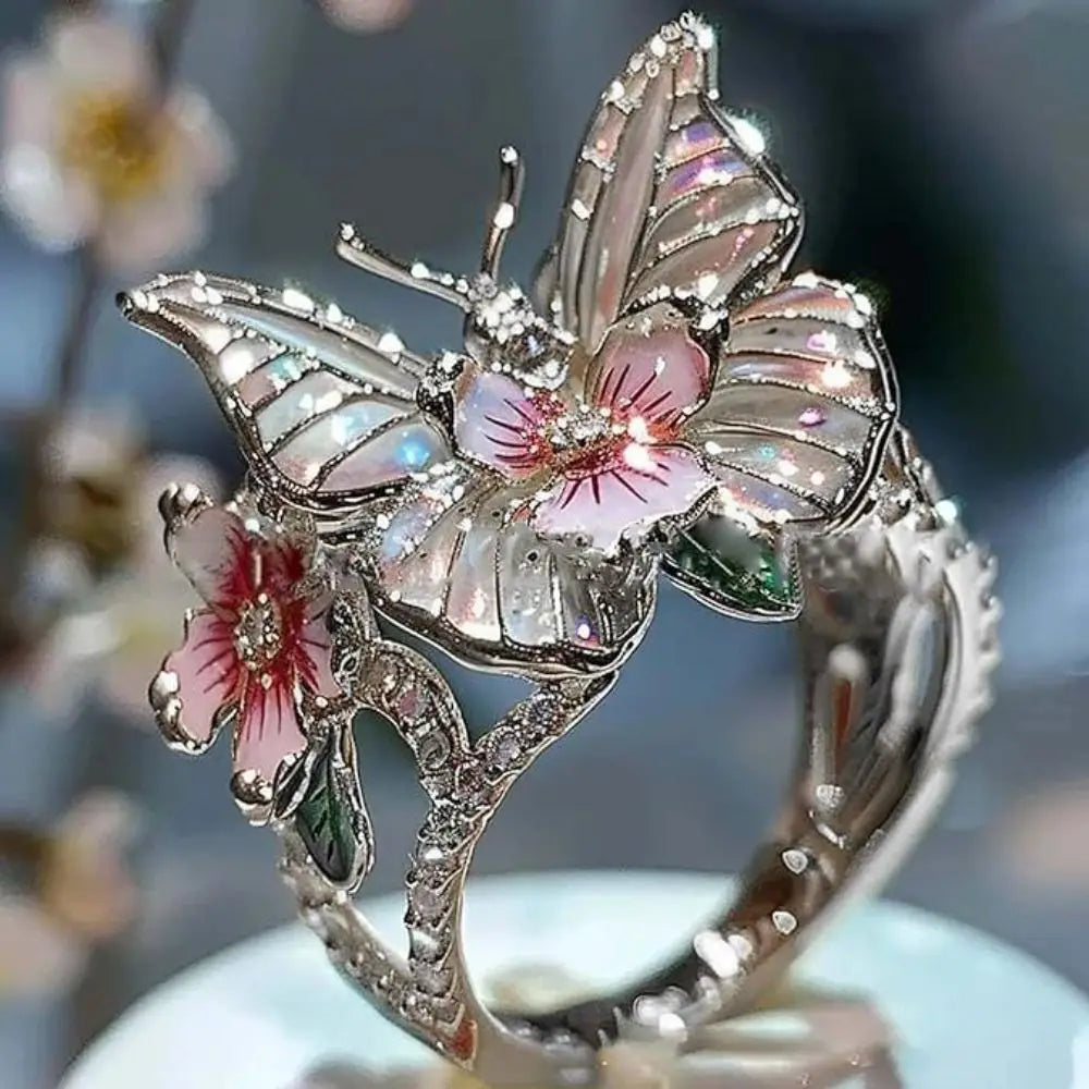 Fashion Jewelry Accessories Ring Non-fading Crafts Vintage Rings Gift Open Ring Quake B-Silver