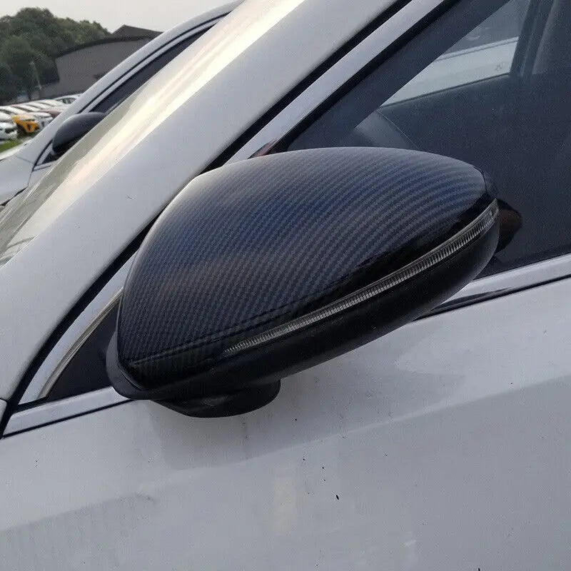 For KIA K3 Cerato Forte 2019-2022 ABS Auto Car Styling Body Side Door Rearview Mirror Cover Cap Horns Shell Housing Sticker Trim Quake