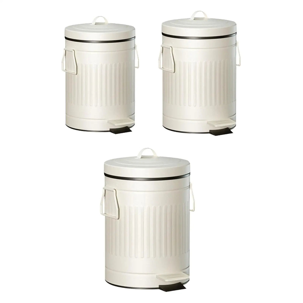 Foot-Operated Trash Bin with Inner Bucket for Kitchen Garage Restroom Dorm Quake