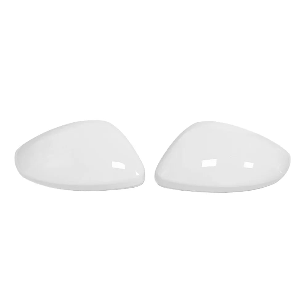 For Peugeot 208 2008 2019-2025 Car Replacement Rearview Side Mirror Cover Wing Cap Exterior Case Trim Accessories Vehicle Decor Quake White