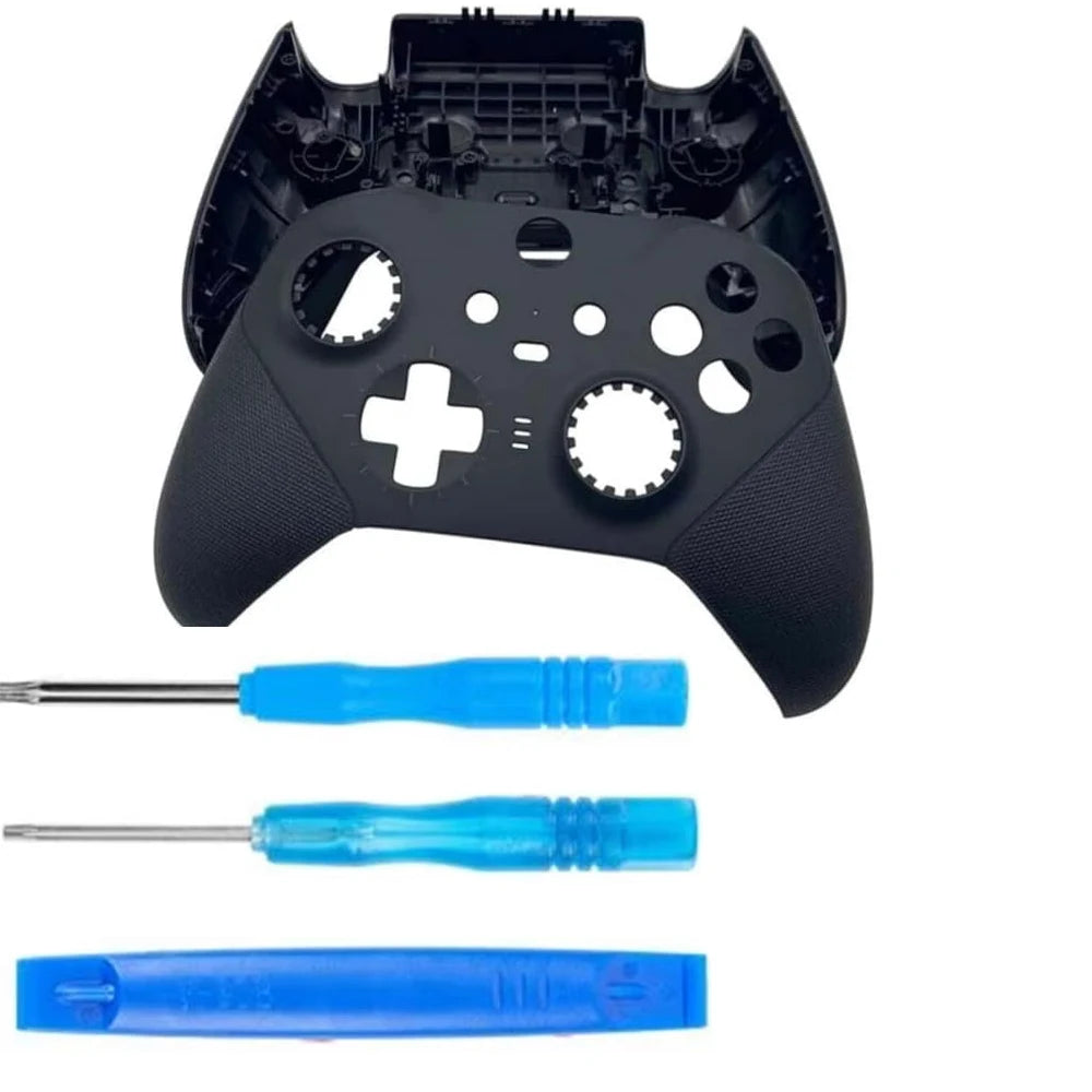 Front Back Housing Shell Faceplate Cover Replacement Repair Kit for Xbox One Elite Series 2 Controller+Screwdriver Quake