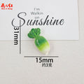 20Pcs Miniature 3D Vegetable Flatback Resin Cabochon For Phone Decoration DIY Scrapbooking Jewelry Craft Dollhouse Accessories Quake No.14