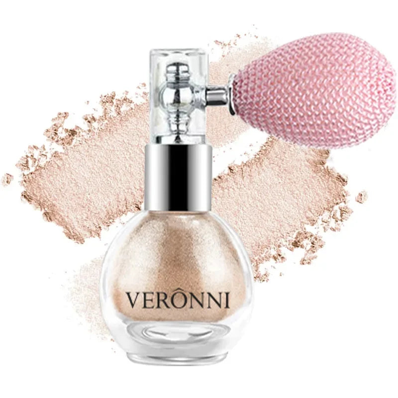 High Gloss Body Diamond Shimmering Spray Powder Highlight Powder Makeup Suitable for Facial and Body Skin Hair Clothes Cosmetics Quake 02