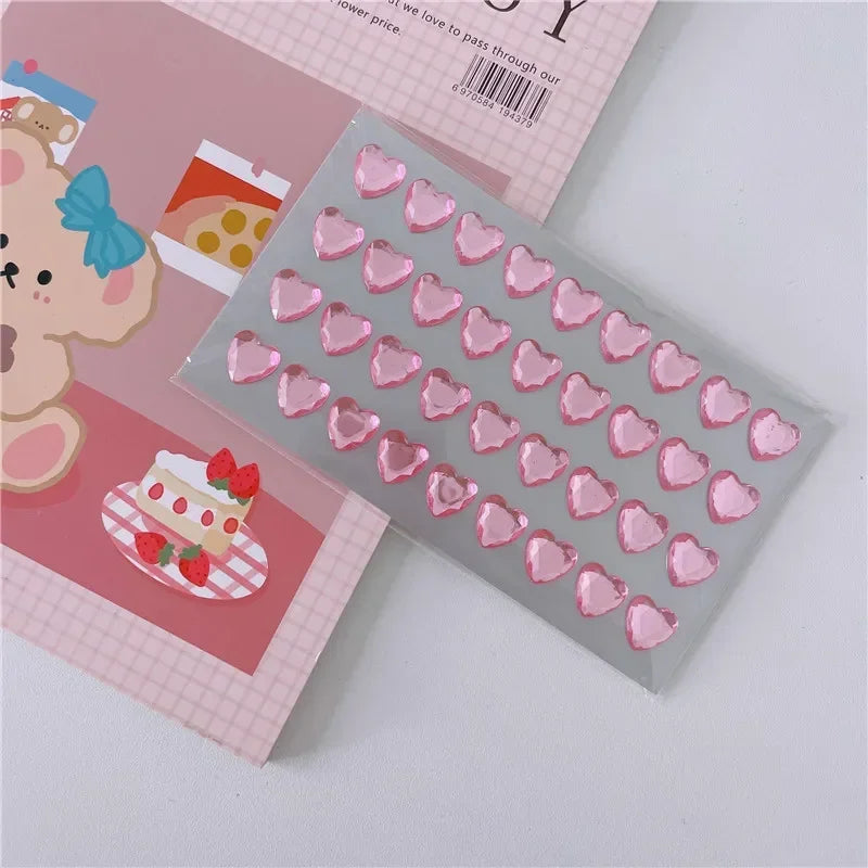 Rhinestone Crystal Face Stickers – DIY Gem Makeup Decor