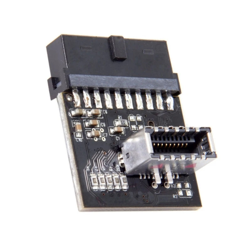 USB3.1 20pin to USB3.0 19/20pin Adapter Internal 19Pin Header to Type C 20Pin Front Panel for PC Assembly Connectivities K1KF Quake