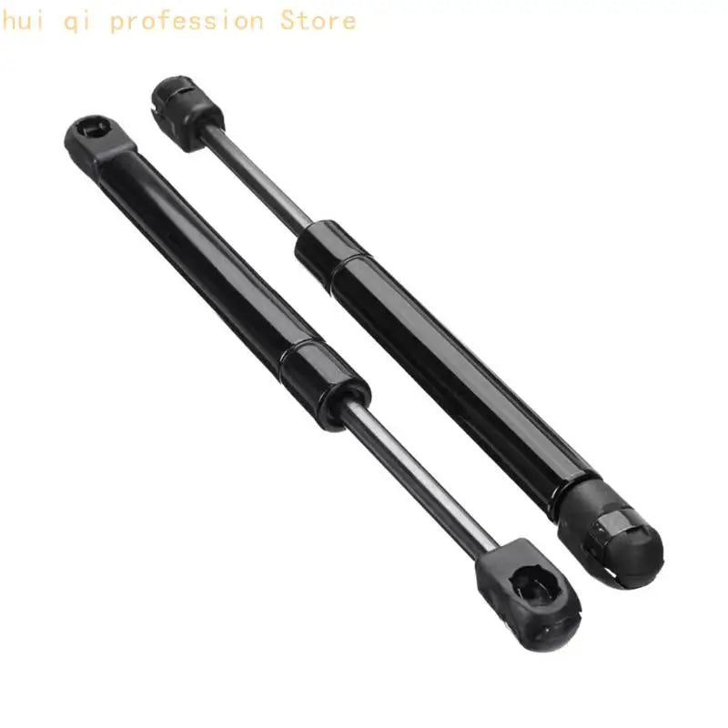 Liftgate Support Shocks, Pair of 2 Black Metal Rods with 492 Mm Center to Center Reference Fit for LY Rear Gate Hold and H8WE Quake