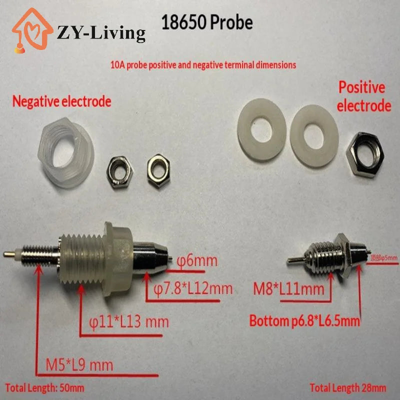 18650 Test Stand Probe Internal Resistance Tester Accessories Battery Divider Cabinet Battery Test Probe Quake