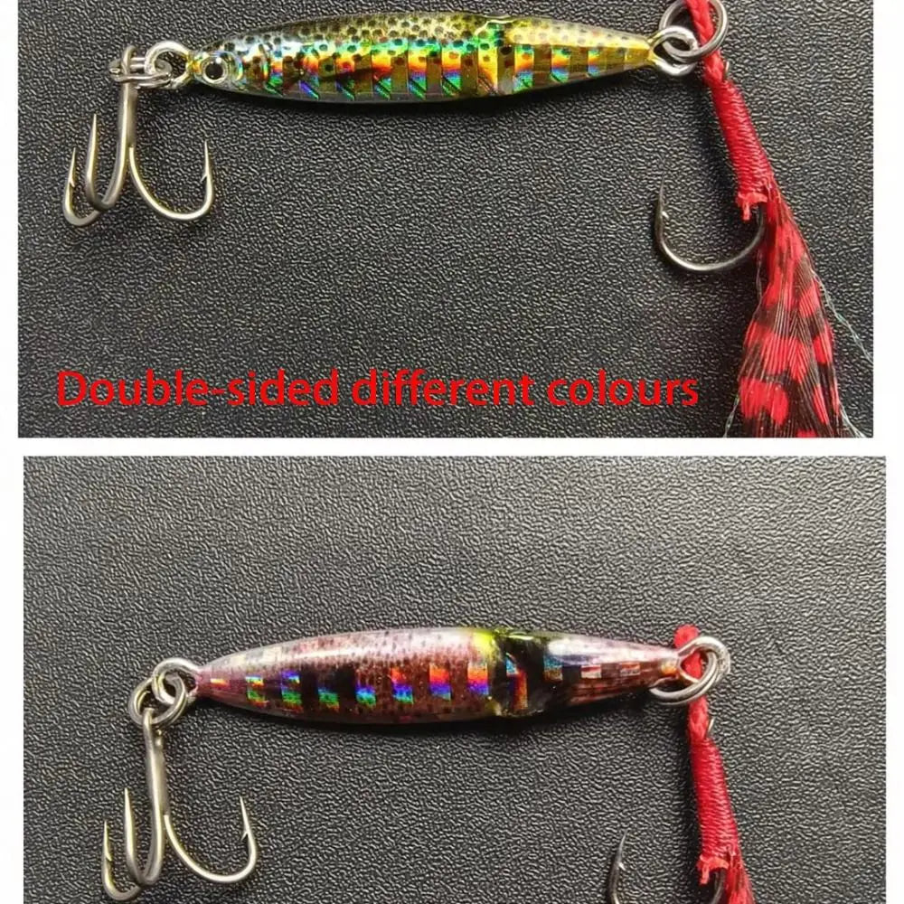 Universal Metal Fishing Lure 3D Eyes jigging Hard squid Bait Lifelike Wobblers Artificial Bait Outdoors Quake D-Different color-