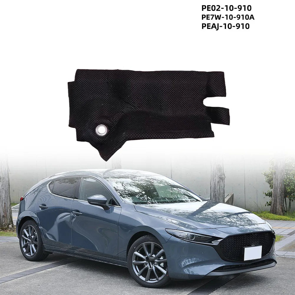 For Mazda Engine Bay Engine Heat Shield Underhood Insulation Fiberglass Paper Material Direct Replacement Part Quake