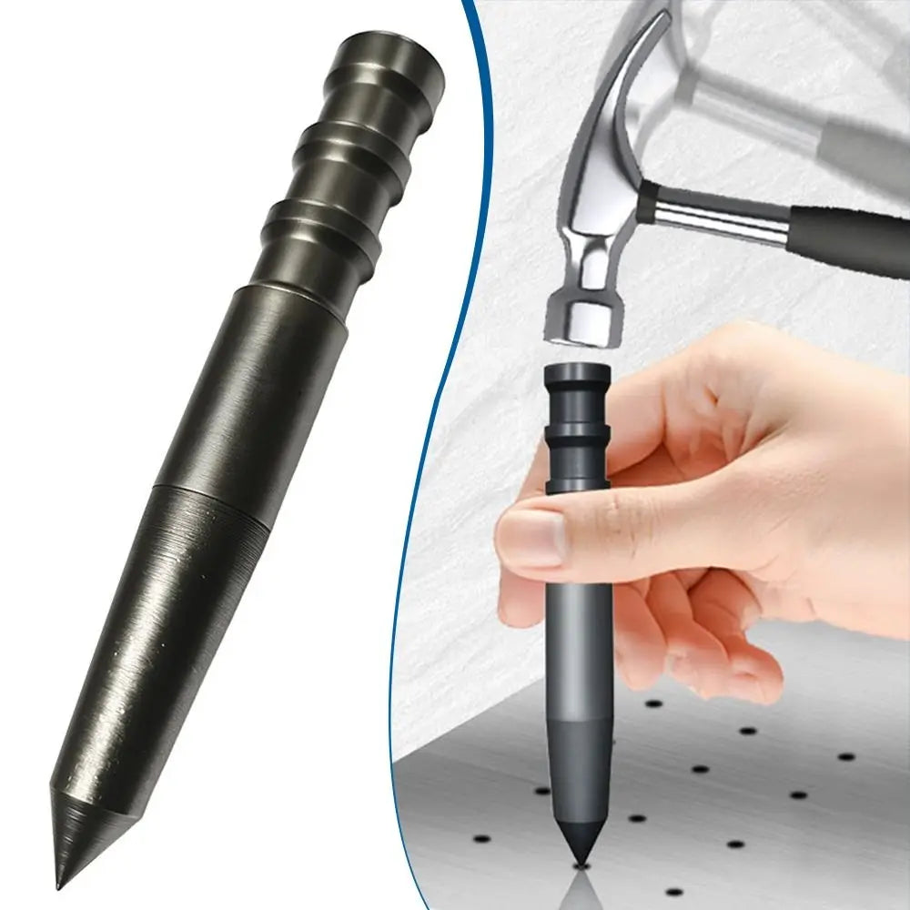 New Portable Punch Locator Durable Multifunctional Manual Center Punch Locator Positioning Punch Hand Tool High Hardness Punch Quake
