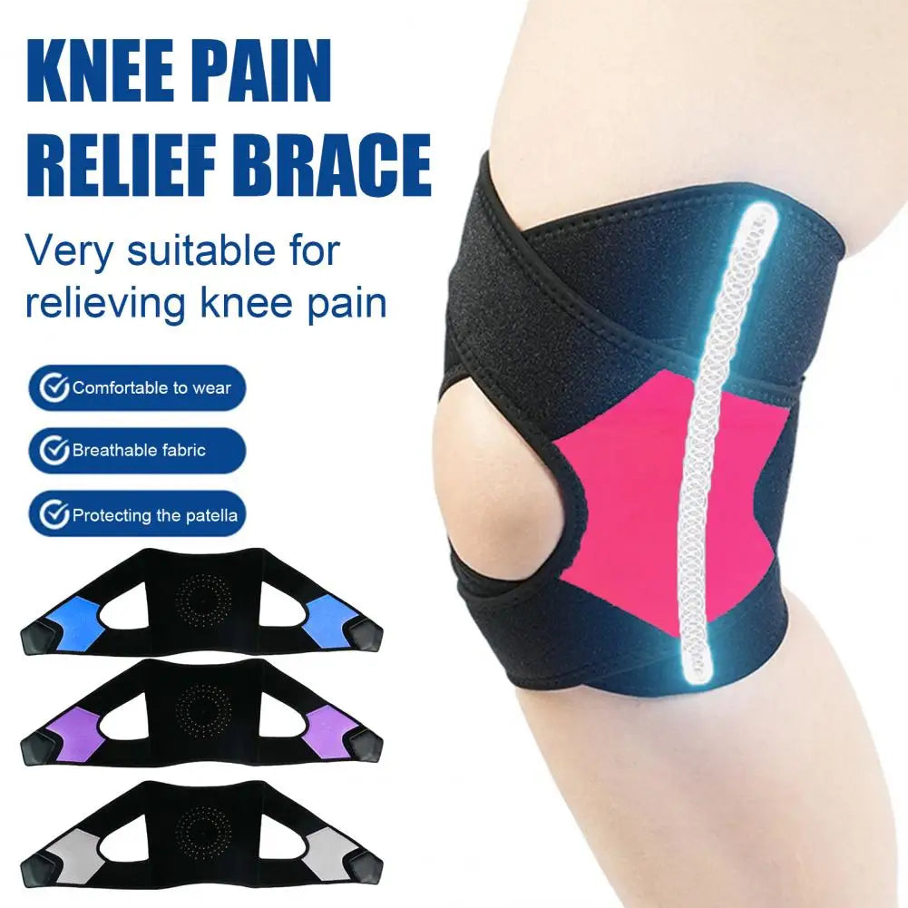 Motorcycle Protective kneepad Open Patella Knee Brace with Stabilizer Adjustable Men Women Knee Sleeve Knee Support Wrap Quake