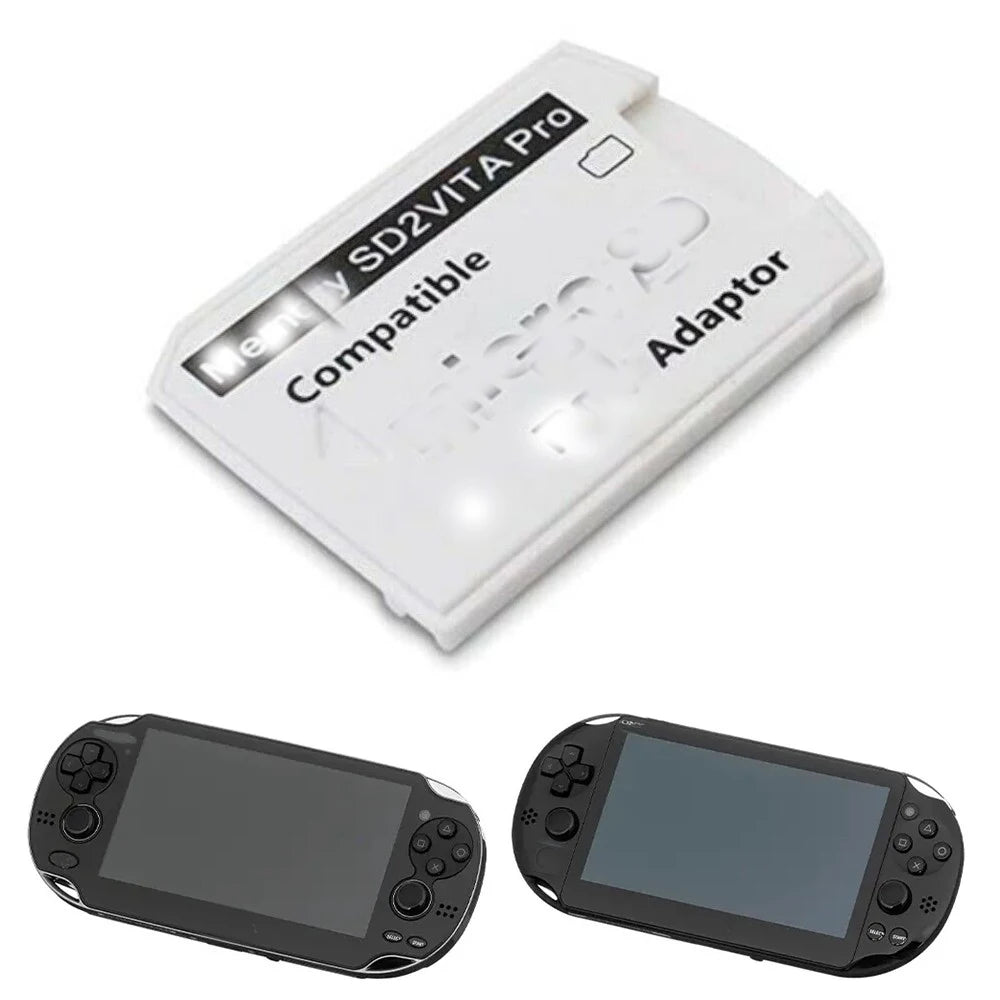 Ps vita psvita psv 1000 2000 memory sd2vita pro compatible sd tf card adaptor v7.0 white Quake