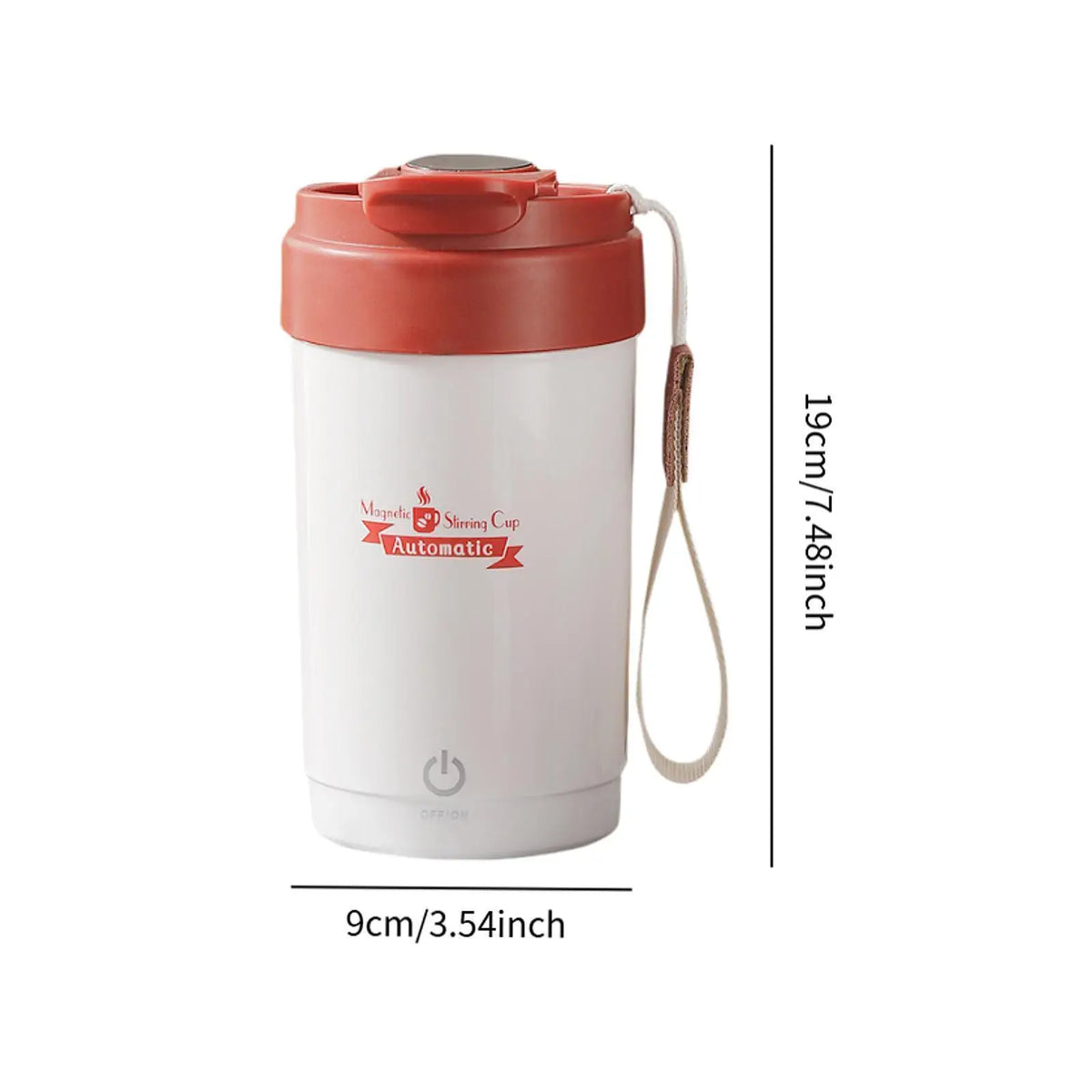 Auto Stirring Mug Stainless Steel Self Mixing Coffee Tumbler Tea Electric Mixing Cup for Backpacking Gym Camping Bedroom Hiking Quake
