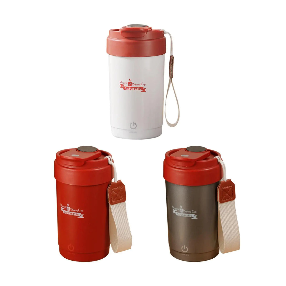 Auto Stirring Mug Stainless Steel Self Mixing Coffee Tumbler Tea Electric Mixing Cup for Backpacking Gym Camping Bedroom Hiking Quake