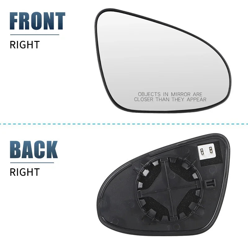 For US Toyota Corolla 2014-2018 1x Left Right Side Rear View Lens Split Mirror Heated Door Glass Rearview Lens Accessories Parts Quake