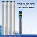 High Quality Metal Gravity Sensor Pen 4 in 1 Press Type Multi-Function Gel Pen 3Colors Ballpoint Pen Student Gift Quake 1 Set Refills