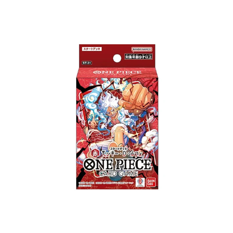 Bandai One Piece Card Game ST-31 To ST-36 Starter Deck Set 6 Decks Luffy Zoro Kuzan Katakuri Sabo Kid Japanese Version Gift Toy Quake RB st-31