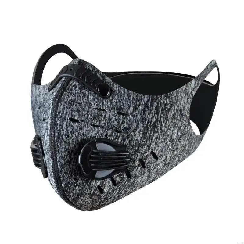 Filters Reusable Antidust Unisex Mouth Face Filter Breathable Earloop Smokes Pollen for Outdoor Cycling,Sport K1KF Quake Light gray China Mainland