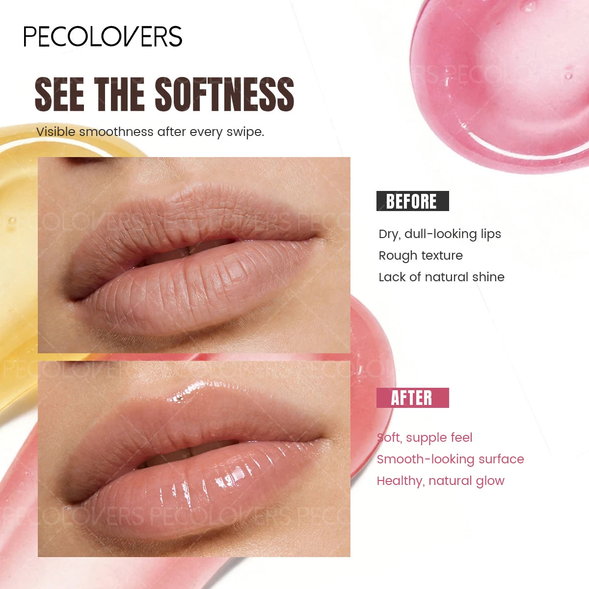 1PC Honey Pot Lipstick Can Moisturize Lips for A Long Time. It Can Be Overlapped and Applied To Nourish Lips and Lip Cosmetics Quake