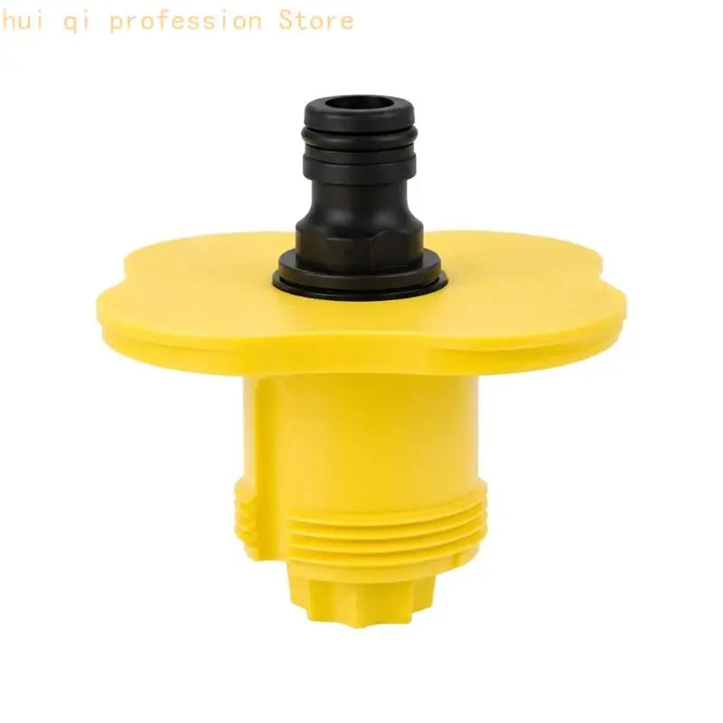 Boat Deck Fill Point Access Fitting, ABS Marine Hardware with Smooth Molded Flanged Body and Threaded Lower Section, Single Quake CN