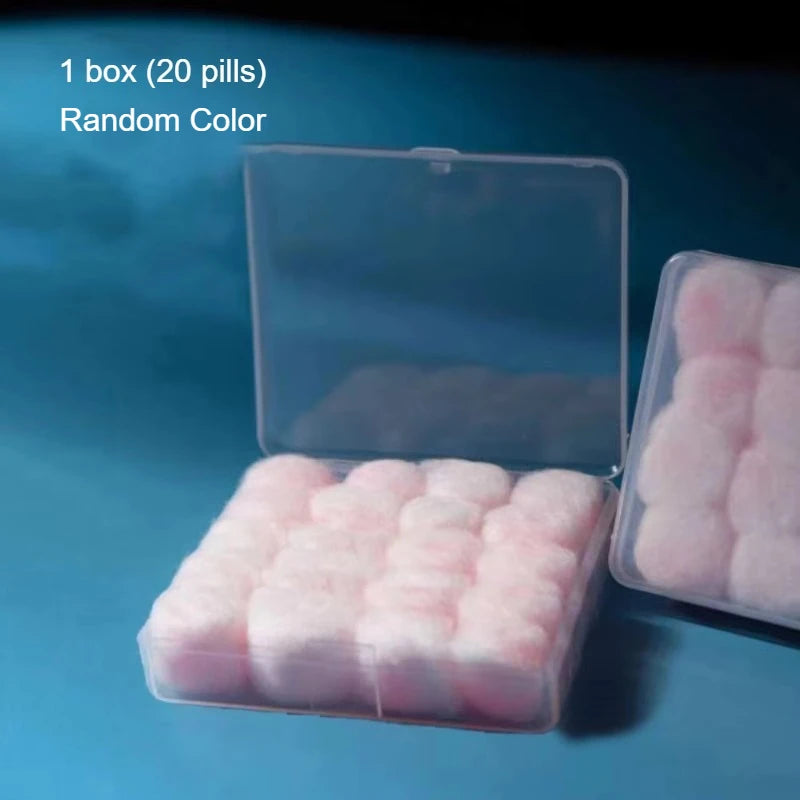 1 Box Soft Wax Cotton Earplugs Can Be Kneaded for Airplane Sound Insulation and Noise Reduction Suitable for Both Men and Women Quake 1 box