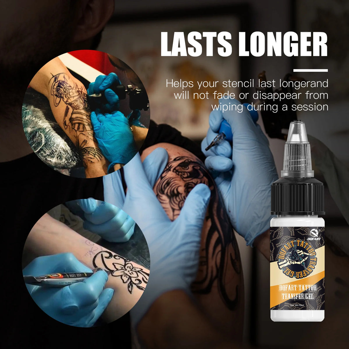Tattoo Transfer Gel Tattoo Tools Transfer Paste with Tattoo Transfer 120ML Large Capacity High Quality Fast Paper Auxiliary Gel Quake