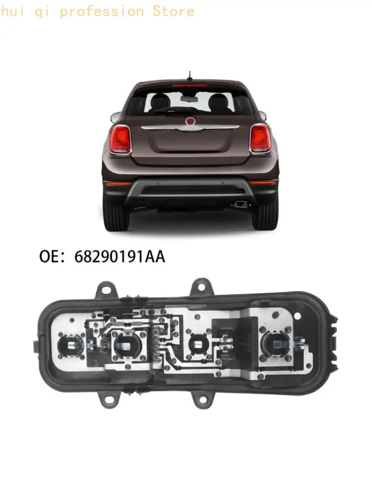 Rear Light Circuit Panel for 500X 2015-2018 Tail Lamp Refurbishment, Ref. 68290191AA, 9.25 X 4.06 X 2.36 In, Single Service Quake CN
