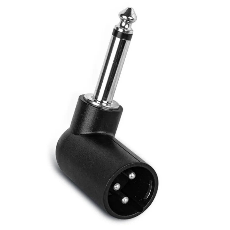 XLR Male to 6.35mm (1/4 Inch) Female Adapter - 3-Pin Balanced Audio Interface,Suitable for Microphones,Speakers,Audio Interfaces Quake Male
