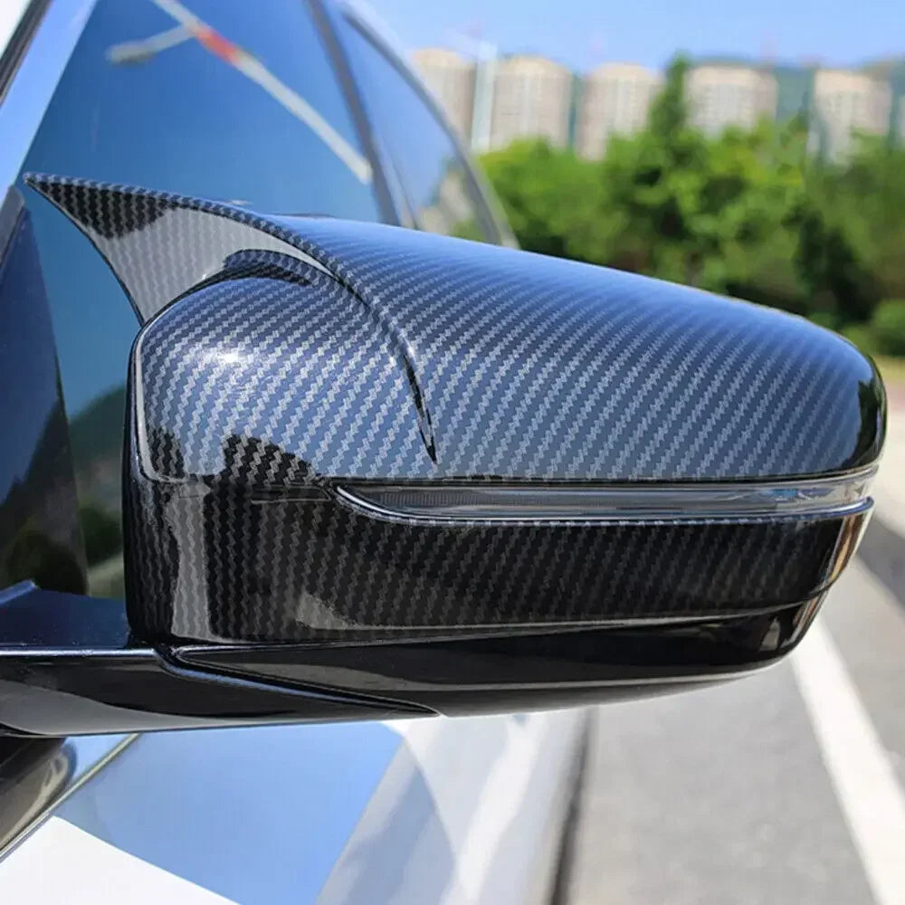 For BMW 3 4 5 7 8 Series G20 G21 G28 G22 G11 G12 G30 G38 Rearview Side Mirror Cover Wing Cap Sticker Door Rear View Case Trim Quake