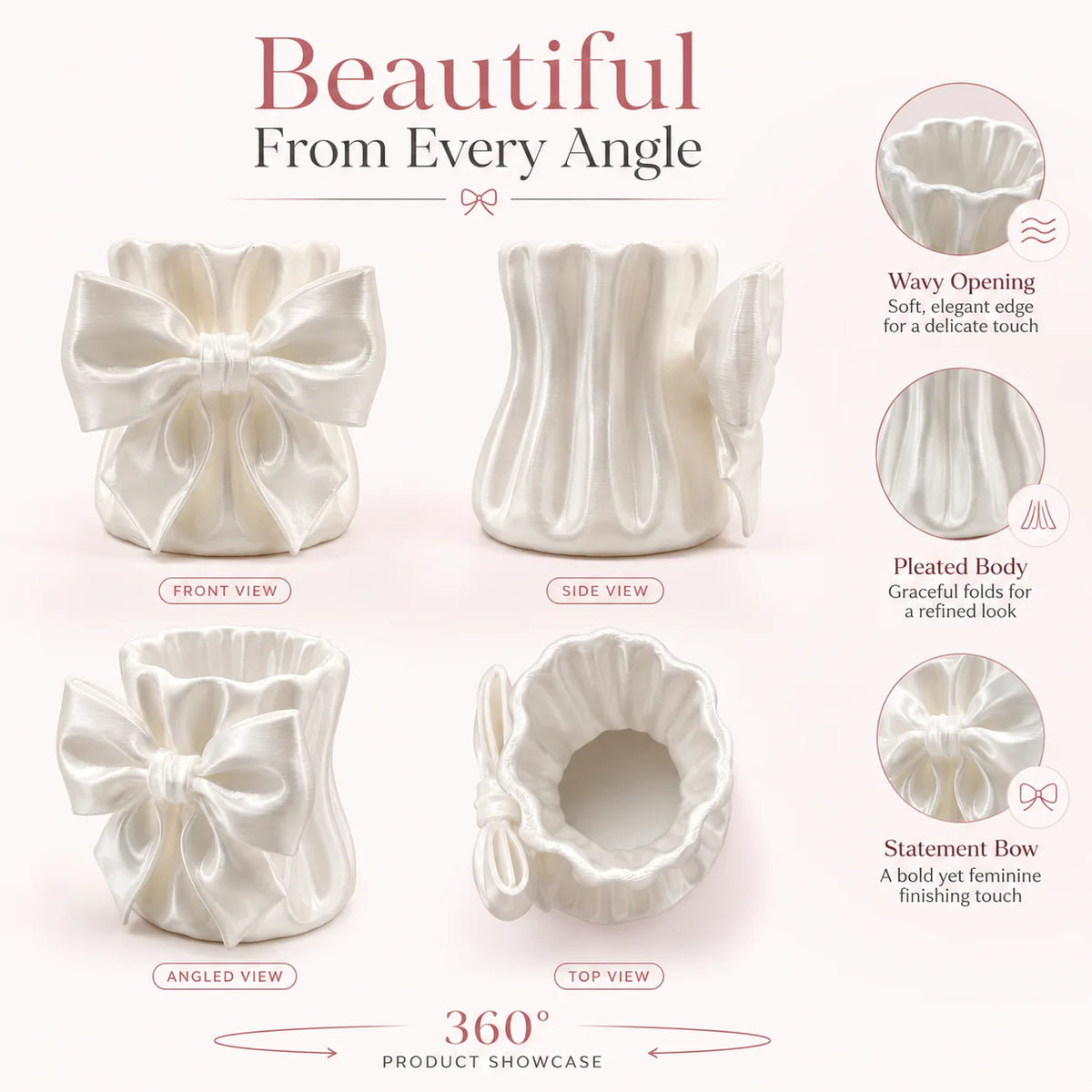 3D-Printed Makeup Brush Organizer, Suitable for Desktop Storage of Cosmetics, Eyebrow Pencils, and Lipsticks. Quake