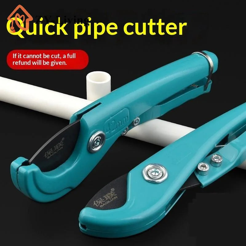 1Pcs Multifunctional Portable Quick Pipe Cutter Scissors for PPR PVC 25/32/42mm Hand Tools Hose Conduit Cutting Pliers Quake