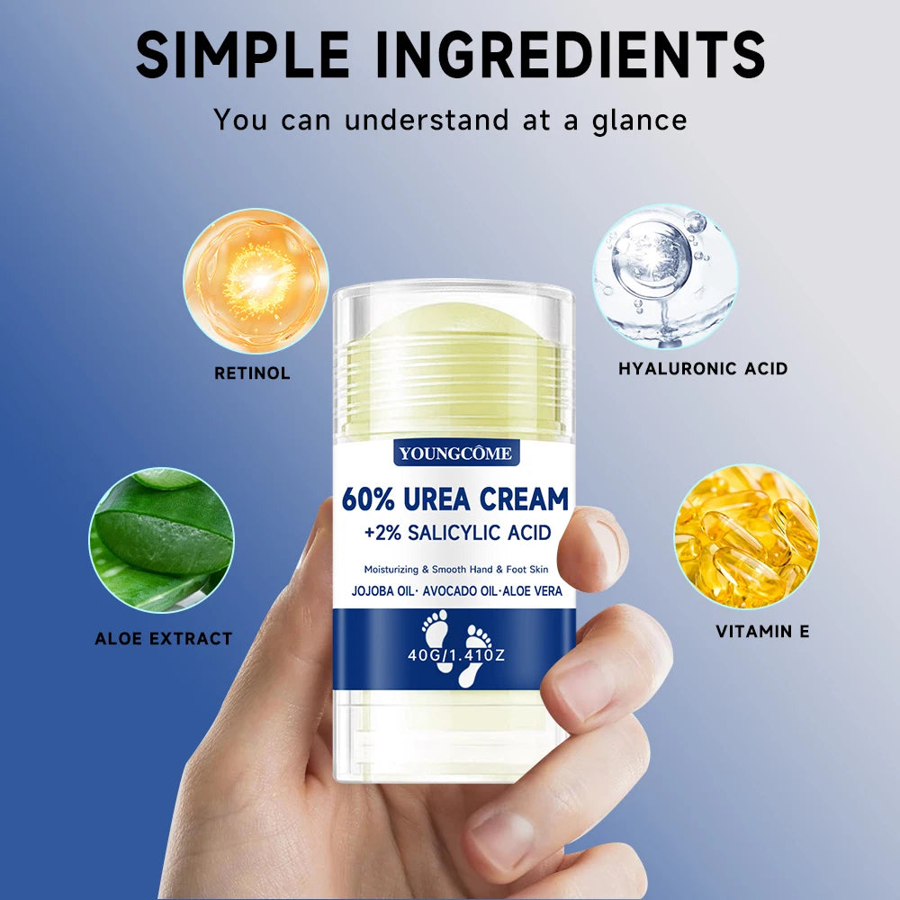 2pcs 60% Urea Foot Cream Deeply moisturizes,soothes andrejuvenates tired feet for ultimate comfort,suitable for all skin types Quake