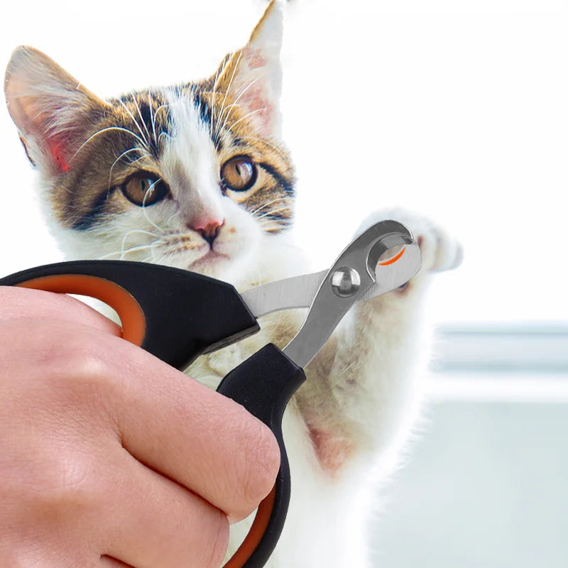 Pet Nail Scissors, Half Moon Nail Scissors, Suitable For Cats And Dogs And Other Small Pet Nail Care, Stainless Steel, Durable Quake