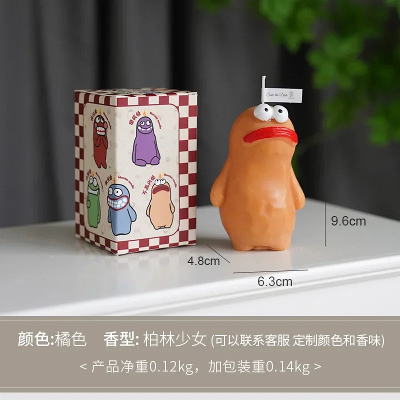 Earthlings Monster Candles Fun Creative Birthday Gifts Handmade Aromatherapy Candles Quake E