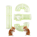 Hamster Tube Set Hamster Toy for Mouse Rat Cage Accessories to Expand Space Quake Yellow