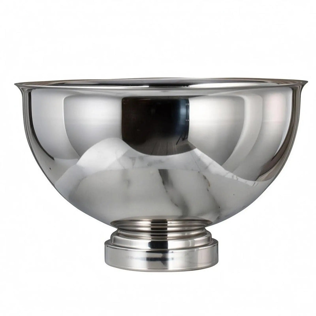 Stainless Steel Ice Container Wide Bowl Round Ice Container Barware Glossy Finish Bar Accessory Thickened for Wine Serving Quake Round