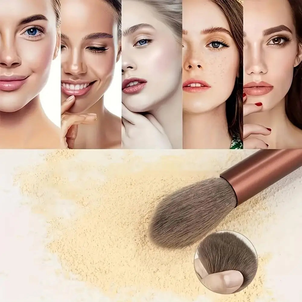 13Pcs Coffee Lotus Pink Makeup Brush Set Ultra Soft Blush Foundation Eyeshadow Highlighter Brushes Professional Cosmetic Tools Quake