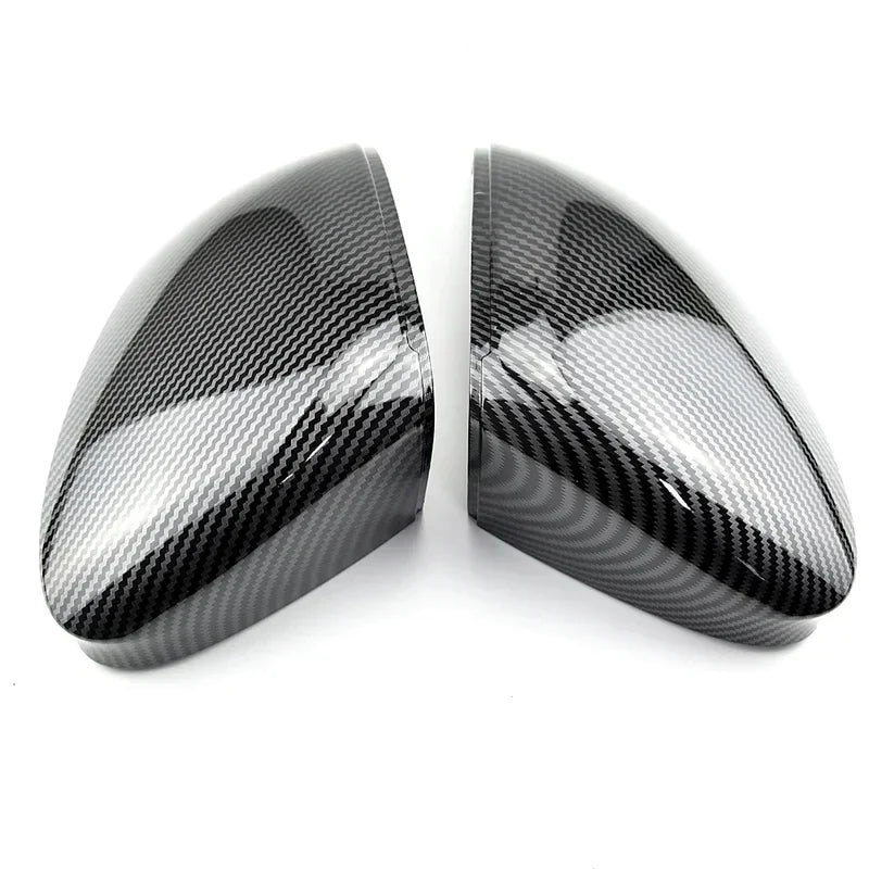 For Volkswagen VW Golf 8 MK8 2020-2022 Car Replacement Rearview Side Mirror Cover Wing Cap Exterior Door Case Trim Carbon Style Quake