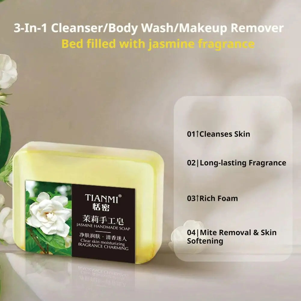 1/2/3/5PCS lemon handmade soap, moisturizing and cleaning, suitable for all skin types, can be used by both men and women, Quake