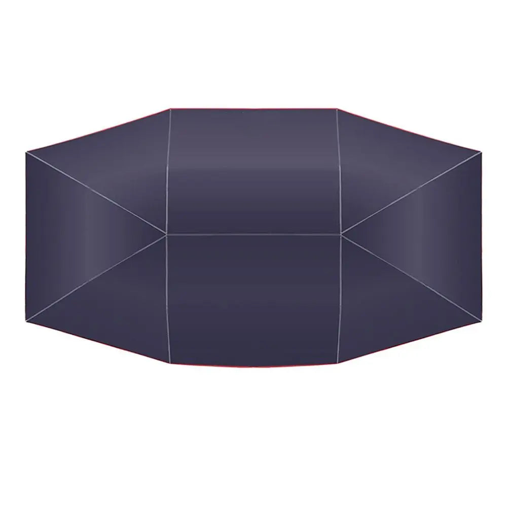 Portable Uv Resistant Waterproof Car Roof Sun Umbrella Car Roof Cloth Dustproof Canopy Cover Quake Navy blue